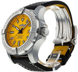 Breitling Avenger Automatic 45 Seawolf Yellow Dial Black Nylon Strap Watch for Men - A17319101I1X1