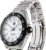 Tag Heuer Formula 1 Quartz White Dial Silver Steel Strap Watch for Men - WAZ1111.BA0875