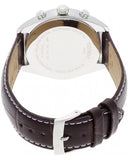 Tissot PR 100 Quartz Chronograph Silver Dial Brown Leather Strap Watch for Men - T101.417.16.031.00