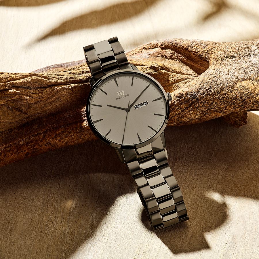 Armani Exchange Cayde Analog Grey Dial Grey Steel Strap Watch For Men - AX2722