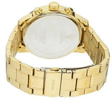 Guess Mini Sunrise Quartz Blue Dial Gold Steel Strap Watch For Women - W0448L6