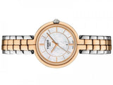 Tissot T Lady Flamingo Lady Quartz Mother of Pearl Dial Two Tone Steel Strap Watch For Women - T094.210.22.111.00