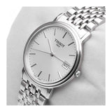 Tissot T Classic Desire White Dial Silver Steel Strap Watch for Women - T52.1.281.31