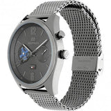 Tommy Hilfiger Deacon Multifunction Black Dial Black Mesh Bracelet Watch for Men - 1791546