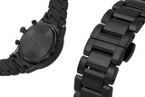 Emporio Armani Giovanni Chronograph Black Dial Black Steel Strap Watch For Men - AR11349