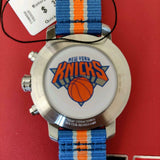 Tissot Quickster Chronograph NBA New York Kicks White Dial Multicolored Nato Strap Watch For Men - T095.417.17.037.06