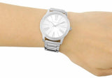 Michael Kors Hartman Quartz Silver Dial Silver Steel Strap Watch For Women - MK3489