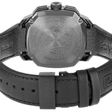 Versace Dylos Chronograph Black Dial Black Rubber Strap Watch for Men - VQC020015