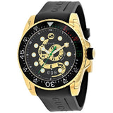 Gucci Dive Quartz Black Dial Black Rubber Strap Watch For Men - YA136219