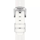 Tissot Seastar 1000 Quartz Mother of Pearl Dial White Rubber Strap Watch for Women - T120.210.17.116.00