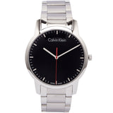 Calvin Klein City Black Dial Silver Steel Strap Watch for Men - K2G2G141