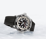 Breitling Superocean Automatic 42 Black Dial Black Rubber Strap Watch for Men - A17375211B1S1