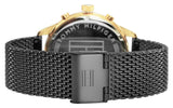 Tommy Hilfiger Chase Quartz Black Dial Black Mesh Bracelet Watch for Men - 1791580