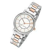 Marc Jacobs Roxy White Dial Two Tone Stainless Steel Strap Watch for Women - MJ3553