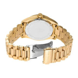 Michael Kors Lexington Mother of Pearl White Dial Gold Steel Strap Watch for Women - MK1079