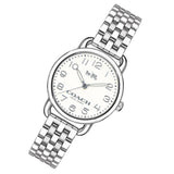 Coach Delancey White Dial Silver Steel Strap Watch for Women - 14502240