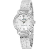 Coach Delancey White Dial Silver Steel Strap Watch for Women - 14502353