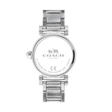 Coach Madison White Dial Silver Steel Strap Watch for Women - 14502396