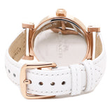 Coach Madison White Dial White Leather Strap Watch for Women - 14502401