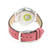 Coach Delancey White Dial Pink Leather Strap Watch for Women - 14502717