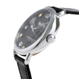 Coach Delancey Black Dial Black Leather Strap Watch for Women - 14502780