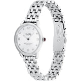 Coach Delancey Slim Silver Dial Silver Steel Strap Watch for Women - 14502781