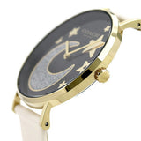 Coach Perry Black Dial White Leather Strap Watch for Women - 14503041