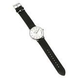 Coach Perry White Dial Black Leather Strap Watch for Women - 14503115