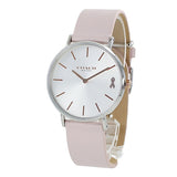 Coach Perry White Dial Pink Leather Strap Watch for Women - 14503118