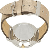 Coach Perry White Dial Beige Leather Strap Watch for Women - 14503157