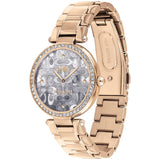 Coach Park Crystal Dial Rose Gold Steel Strap Watch for Women  - 14503226