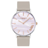 Coach Perry Mother of Pearl Dial Light Grey Leather Strap Watch for Women - 14503245