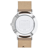 Coach Perry Quartz Silver Dial Brown Leather Strap Watch for Women - 14503326