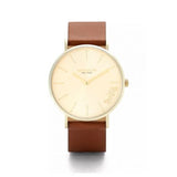 Coach Perry Gold Dial Brown Leather Strap Watch for Women - 14503331