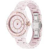 Coach Preston Pink Dial Pink Steel Strap Watch for Women - 14503463