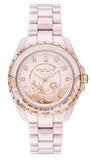 Coach Preston Pink Dial Pink Steel Strap Watch for Women - 14503465