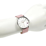 Coach Perry Silver Dial Pink Leather Strap Watch for Women - 14503516