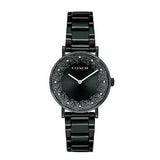 Coach Perry Black Ion Plated Dial Black Steel Strap Watch for Women - 14503641