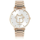 Coach Perry White Dial Rose Gold Steel Strap Watch for Women - 14503708