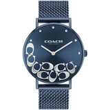 Coach Perry Blue Dial Blue Mesh Bracelet Watch for Women - 14503824