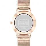 Coach Perry White Rose Gold Mesh Bracelet Watch for Women - 14503126