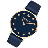 Coach Perry Navy Blue Dial Blue Leather Strap Watch for Women - 14503043