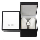 Gucci G Timeless Silver Dial Silver Steel Strap Watch For Women - YA126523