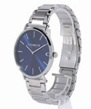 Coach Charles Blue Dial Silver Steel Strap Watch for Men - 14602429