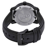 Movado Bold Black Dial Black Leather Strap Watch for Women - 3600527