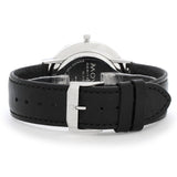 Movado Heritage Calendoplan Black Dial Black Leather Strap Watch for Men - 3650004