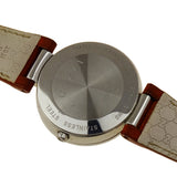 Gucci Interlocking G Brown Dial Brown Leather Strap Watch For Women - YA133319