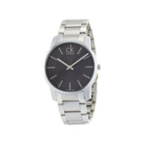 Calvin Klein City Black Dial Silver Steel Strap Watch for Men - K2G21161