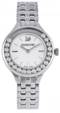 Swarovski Lovely Crystals Mini White Dial Silver Steel Strap Watch for Women - 5242901