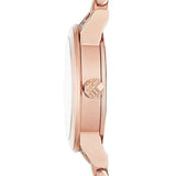 Burberry The City Rose Gold Dial Rose Gold Steel Strap Watch for Women - BU9146